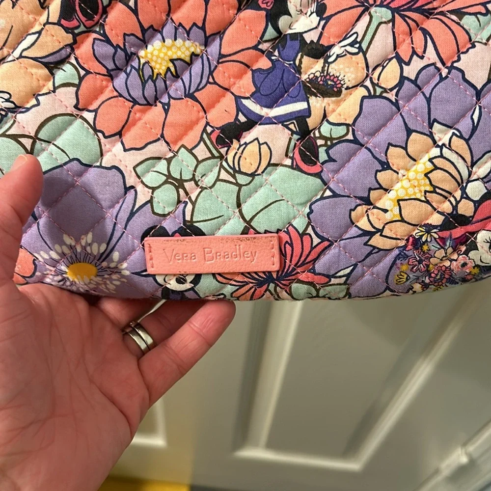 Vera Bradley Floral Crossbody Bag in Purple, Pink, Mint